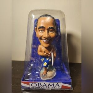 BNWT KC Hawaii US President Obama Surfer Bobblehead